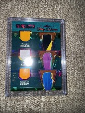 2025 leaf glory of the game triple relic game used curry/miller/allen 13/15
