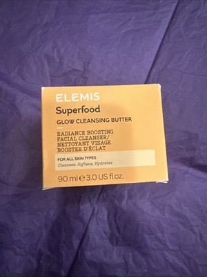 Elemis Superfood Glow Cleansing Butter Radiance Boosting Facial Cleanser 3 oz