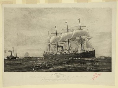OCEANIC,Pioneer Steamer of White Star Line,Steamship,Ship,Naval,Birds