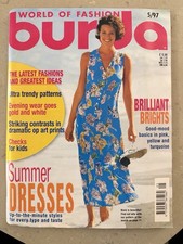 Burda 05/1997 May , vintage summer dress patterns and more New