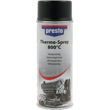 Thermo-Lackspray Profi 800GradC schwarz 400 ml PRESTO Lackspray Hitzeschutzspray
