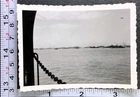 WW2 Era Military BW Photo Snapshot LST Pulling in Utah Beach July 1944