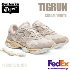Onitsuka Tiger TIGRUN CREAM / WHITE 1183C478 100 Unisex New 