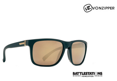 VonZipper Lomax BKD Battlestations Black / Gold Chrome