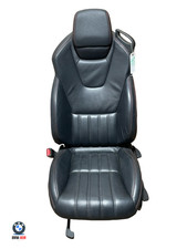 MERCEDES SLK R172 AMG FRONT LEFT PASSENGER SIDE BLACK LEATHER SEAT RED STITCH