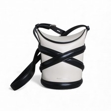 Alexander McQueen ALEXANDER MCQUEEN The Curve Small Bucket Shoulder Bag