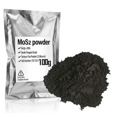 MoS2 Powder, 99 Pure Molybdenum Disulfide Powder, Dry Lubricant  100g 3.5oz 1.
