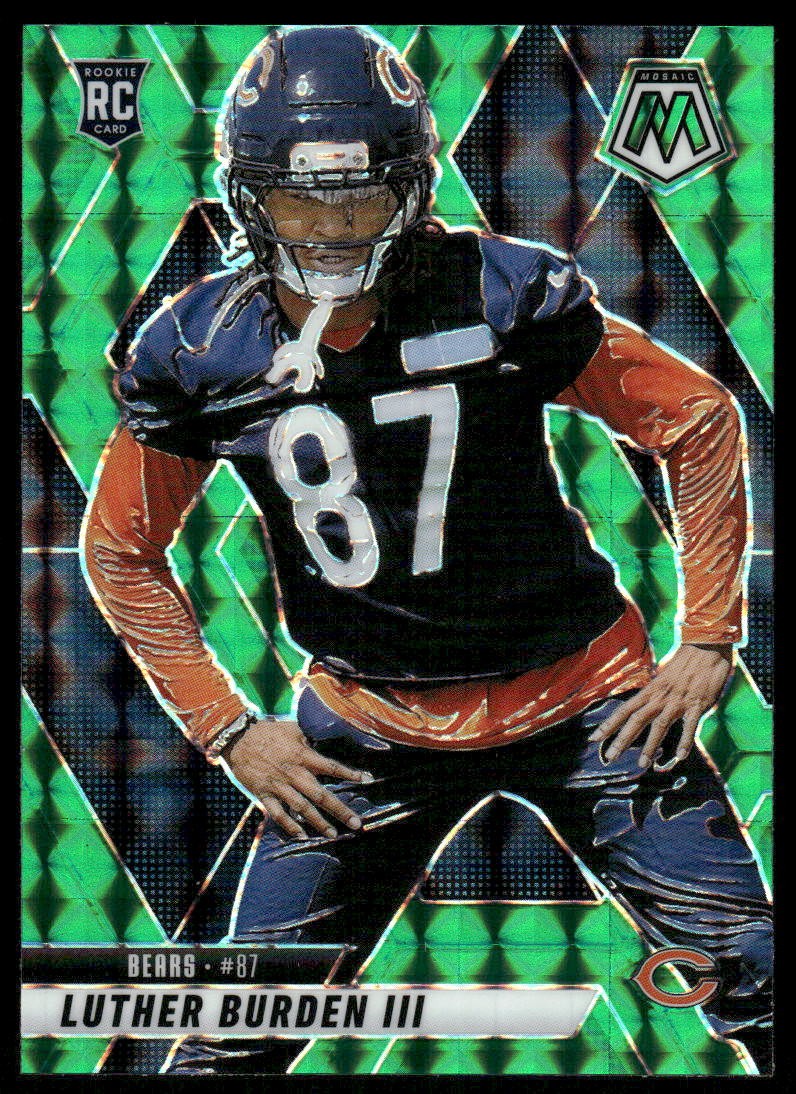 2025 Panini Mosaic #383 Luther Burden III Mosaic Green