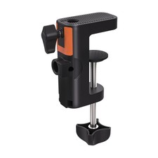 Table Clamp Mount for Microphone Stand, 2-in-1 Mic Boom Arm Orange