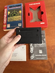 Super Battleship (Sega Genesis) Excellent CIB Complete  w/ Reg - Cardboard Box