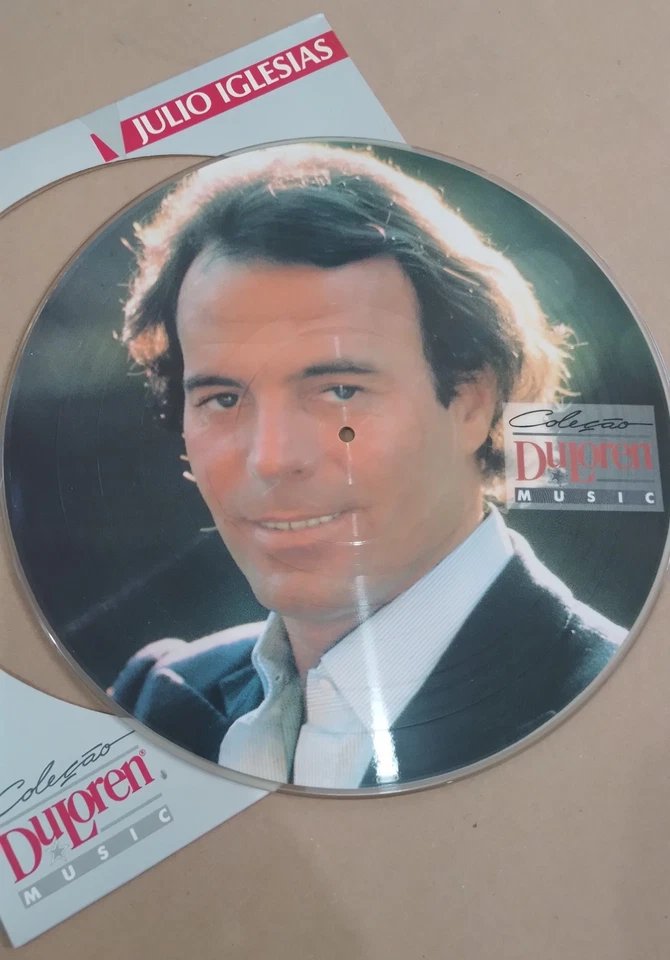 JULIO IGLESIAS 1993 Picture Disc RARE & UNIQUE LP BRAZIL Pressing Edition - Image 3 of 4