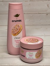 Dove Crumbl Confetti Cake Body Wash  Scrub Set