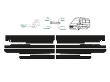 KIT ADESIVI MUSATA (MASCHERINA E PARAFANGHI) IVECO DAILY 35C9/35C11/35C13/35C15