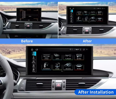 For Audi A6 A7 C7 2012-2018 Car Stereo Radio 12.3'' Android 13 Carplay GPS 8+128G