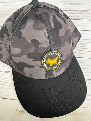 Scotty Cameron Scotty Dog Rubber Patch Snapback Hat - Black Scotty