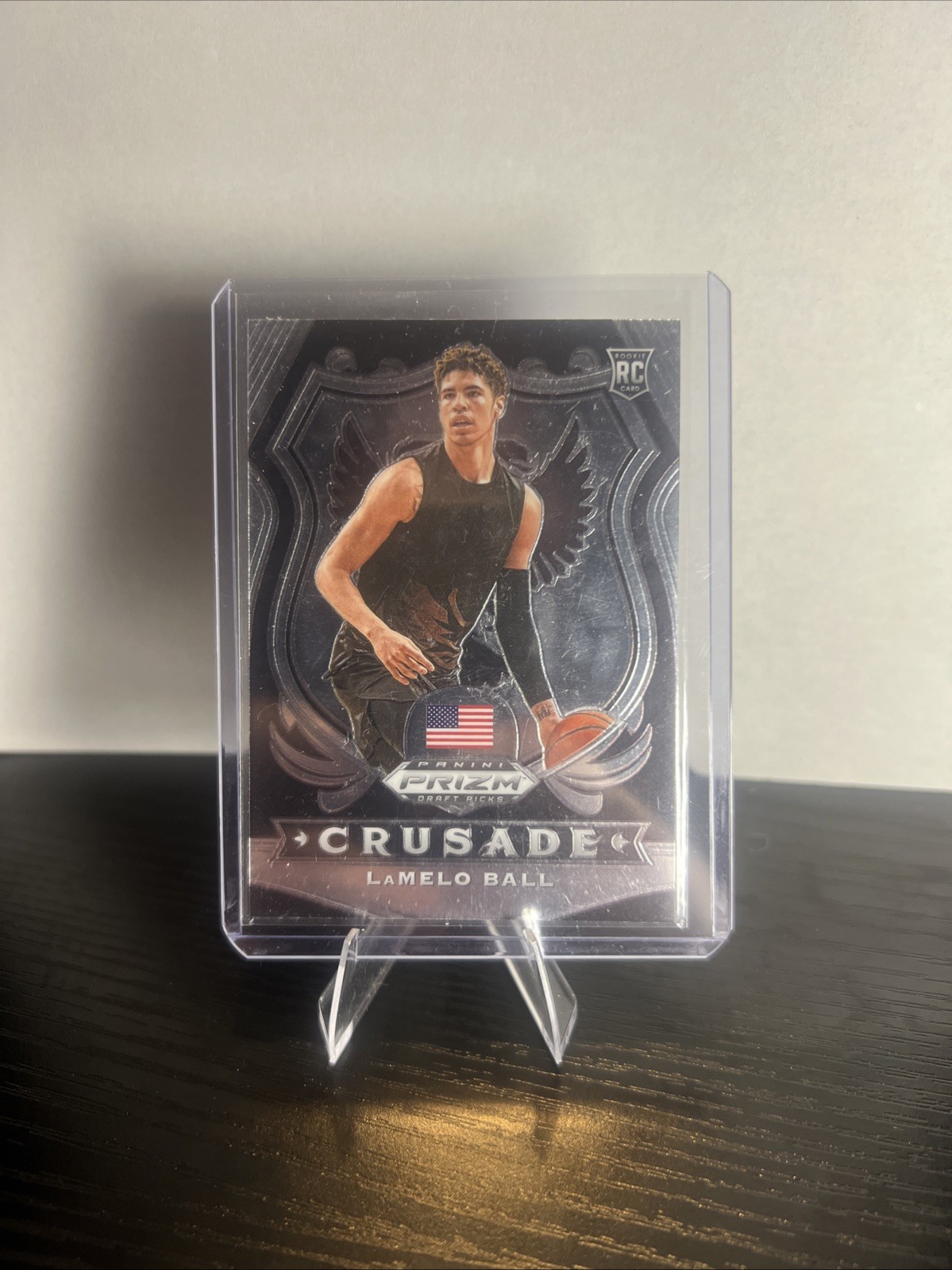2020-21 Panini Prizm Draft Picks - Crusade LaMelo Ball #83 Silver Prizm (RC)