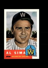Al Sima : 1953 Topps 1991 Archive MLB Baseball Card #241 : Washington Senators