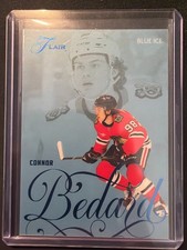 Connor Bedard Blue Ice /49 2025-26 Flair Hockey Blackhawks 🔥 RARE