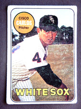 Cisco Carlos #54 Topps 1969 Baseball Card (Chicago White Sox)*