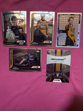 Oscar Piastri F1 Card Lot Topps Chrome 2024 100 Club Team Logo and Base lot