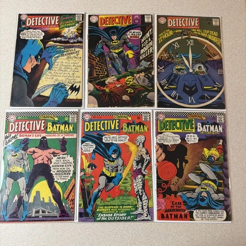 Detective Comics Vintage Silver Age Lot Starring Batman DC Hot Issues