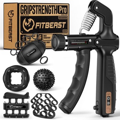 Grip Strength Trainer, Hand Gripper Strengthener Kit  6 Pack with Adjustable ...