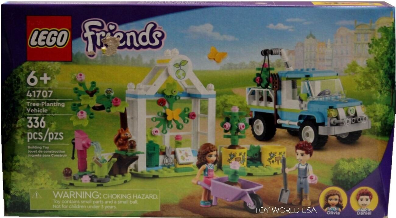 Lego FRIENDS #41707 Tree-Planting Vehicle Building Toy Set