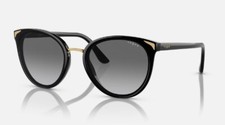 Vogue VO5230S W44/11 Sunglasses Women's Black/Grey Gradient Butterfly Shape 54mm