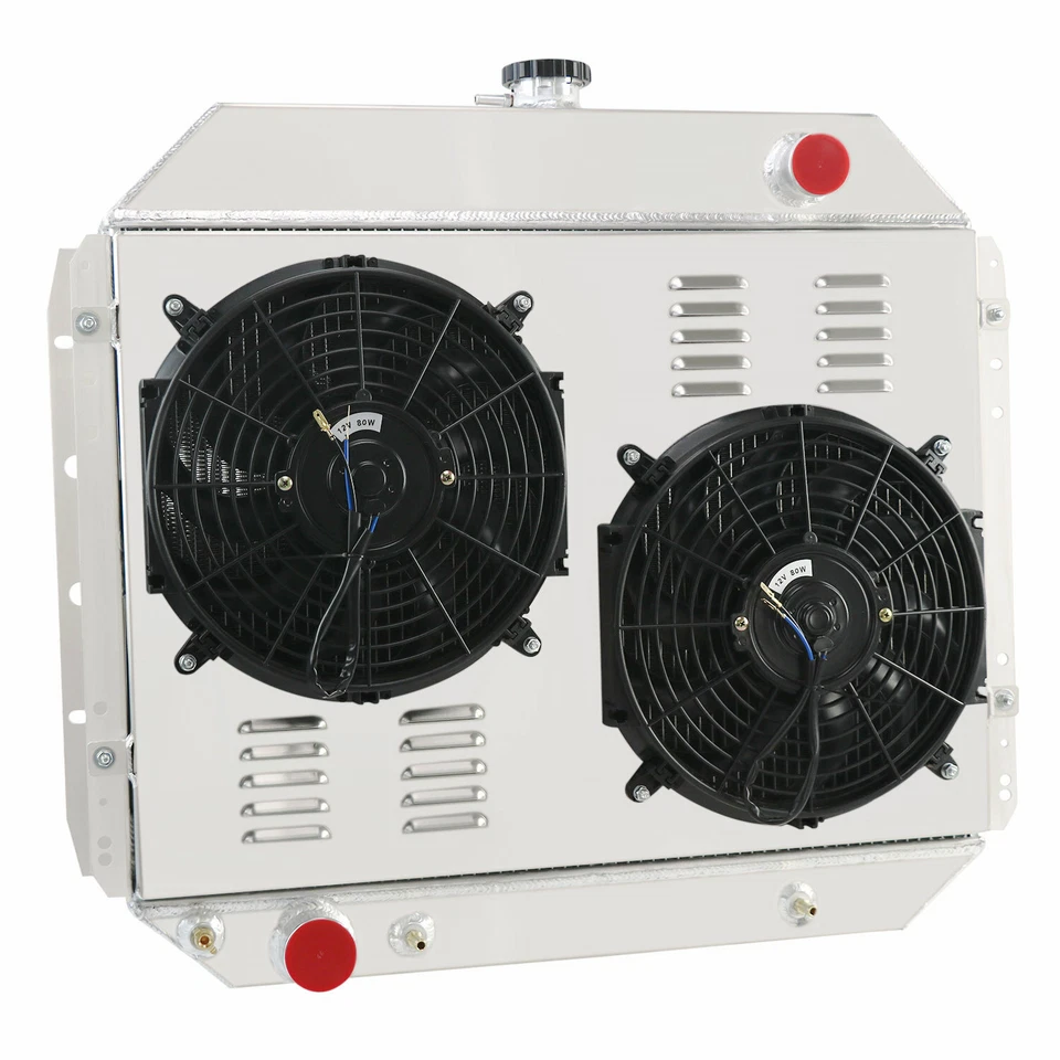 3-Row Radiator Shroud Fan For 1966-1979 Ford F-100 F-150 F-250 F-350 Bronco V8 - Image 4 of 4