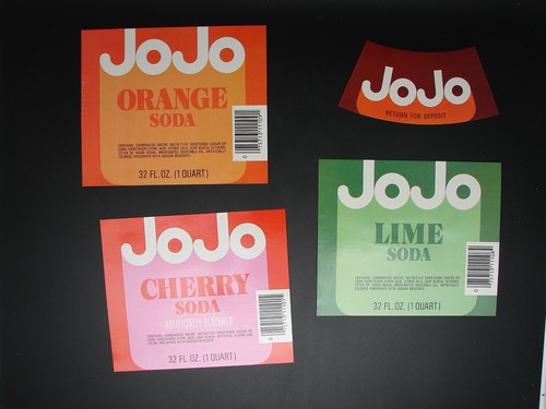 Soda Pop Bottle Labels, NOS - 8 label JoJo grab bag - Picture 3 of 4