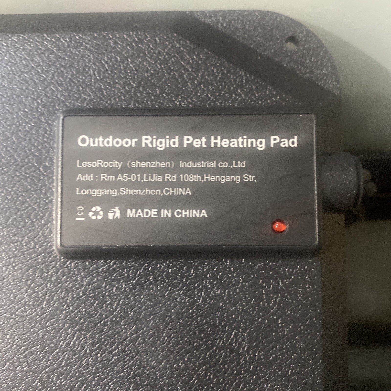 Outdoor Pet Heating Pad 50W Energy Saving, Waterproof PVC Outdoor