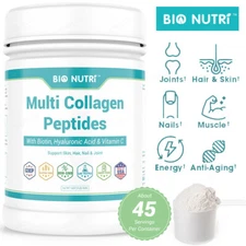 Multi Collagen Protein Powder- Type I II II V X -Hair, Skin, Nail, Joint Support