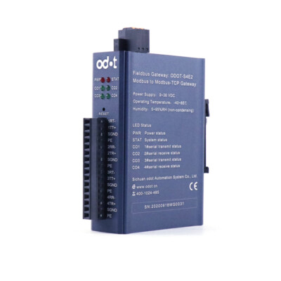 ODOT RS485 422 232 to TCP Ethernet protocol converter 4-port industrial gateway