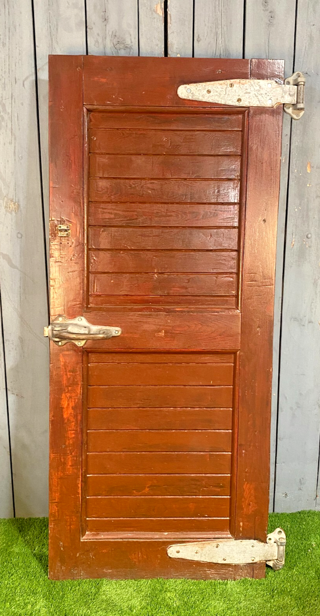 Antique Vintage Walk-In Freezer Cooler Door 72