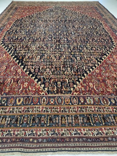 Antique Oriental Hand-Knotted Wool Area Rug Masterpiece/High Quality 11'7" x 17'