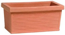 Cassetta Fioriera Vasca Rigata MILLERIGHE IN RESINA VASAR BY TELCOM NO Plastica