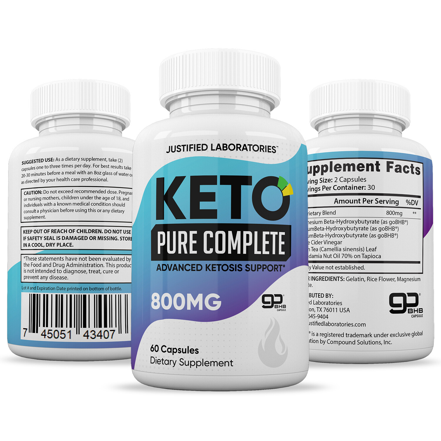 Keto Complete Pills goBHB 60 Caps