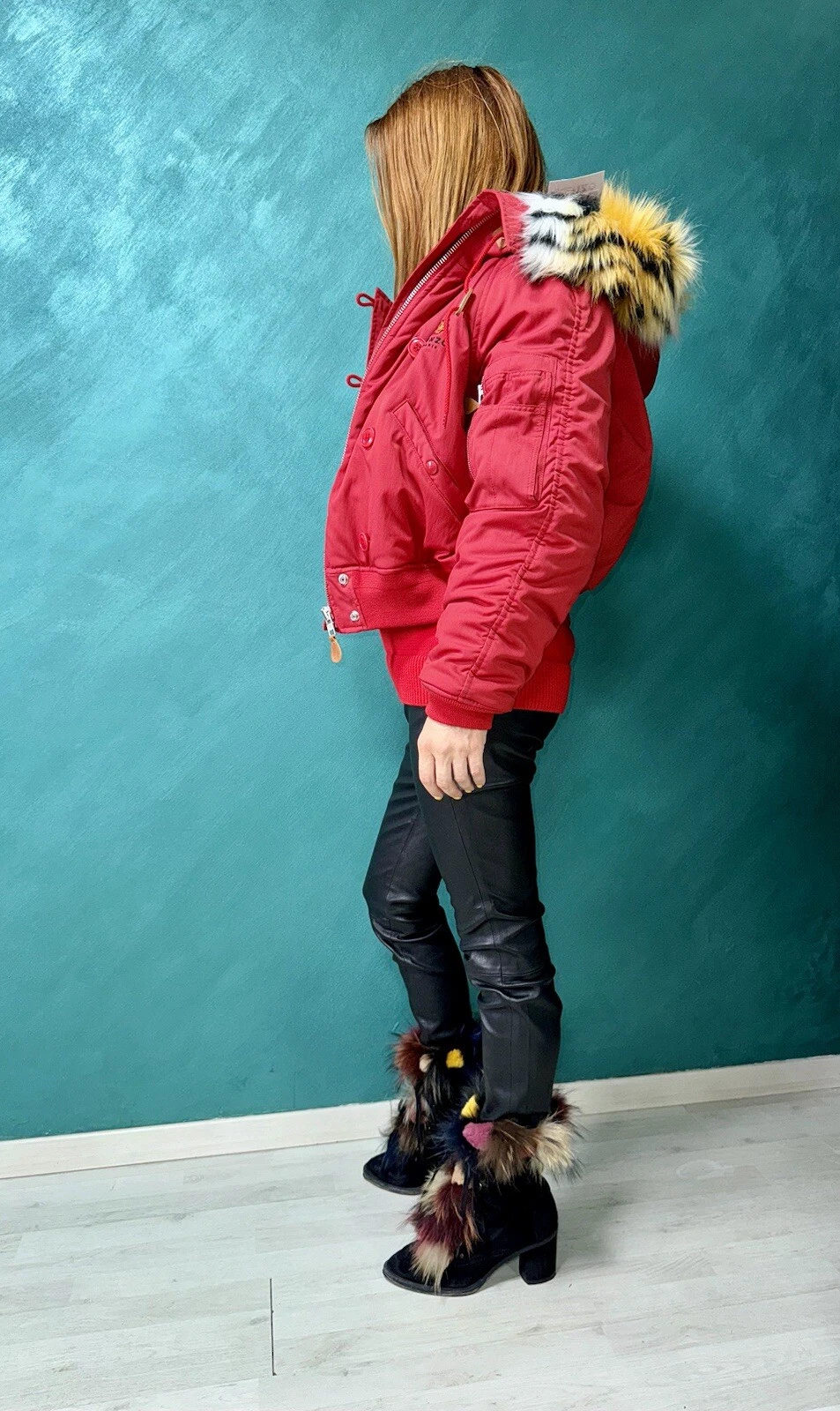 Cappotto invernale Parka bombardiere con cappuccio Kenzo Paris nuovo con etichette con logo Kenzo Paris taglia M