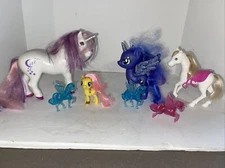 My Little Pony Mixed  Lot (7)  Breyer Greenbrier International Glitter / Pegasus