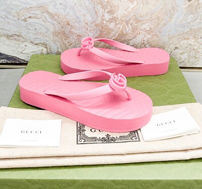 GUCCI シェブロンGGビーチサンダル GUCCI 美品 グッチ シェブロントングサンダル ビーチサンダル