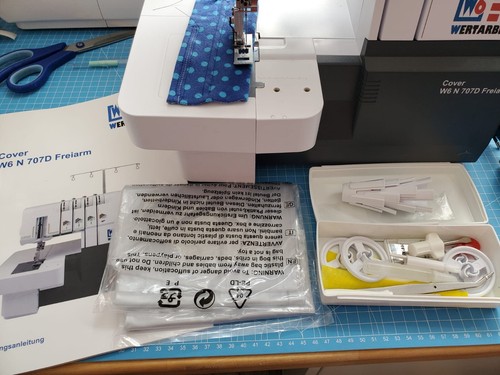 Coverlock Maschine N 707D Freiarm von W6 Wertarbeit - Bild 4 von 9