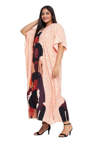 Women Kaftan Plus Size Hippie Boho Dress Kimono Long Maxi Summer Beach Sundress - 第 68/122 張圖片
