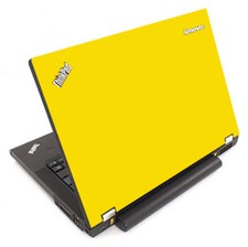 YELLOW Vinyl Lid Skin Cover Decal fits IBM Lenovo ThinkPad T440P Laptop