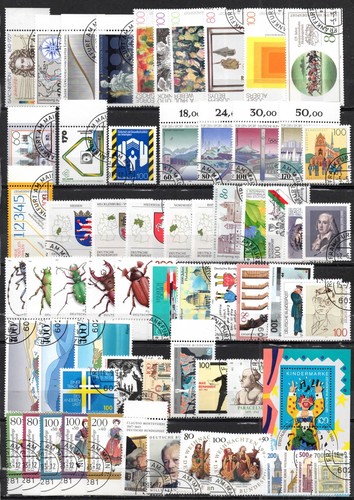 1954 - 2016 BRD Deutschland komplettes Jahr gestempelt AUSWAHL - Bild 20 von 44