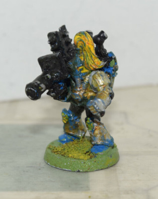 Warhammer 40k 2. Edition Metall Chaos Space Marine Havoc mit Raketenwerfer