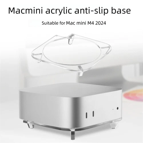 Transparent Host Bracket Acrylic Host Accessories for Mac mini M4