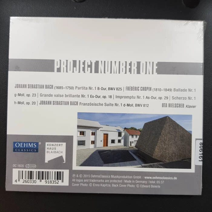 UTA HIELSCHER: Project Number 1 OVP/SEALED > M/M(CD) - Bild 2 von 2