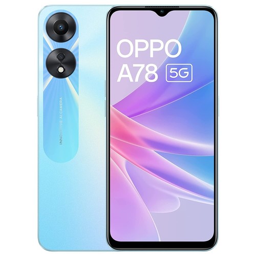 Oppo A78 5G Global Unlocked OpenBox Blue 8GB RAM 128 Space 50MP Camera 5000 mAh
