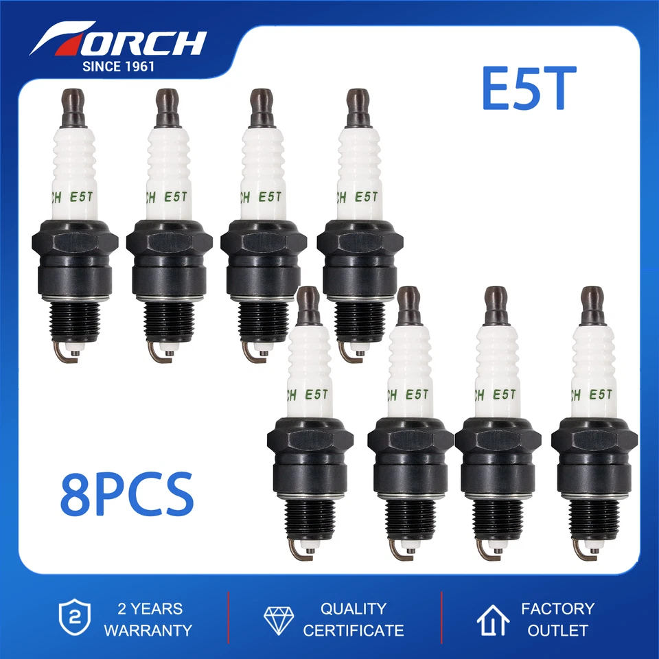 8PK E5T   Spark Plug Replace for NGK 6222/BPR5HS 4111/BP5HS Spark Plug - image 3 of 4
