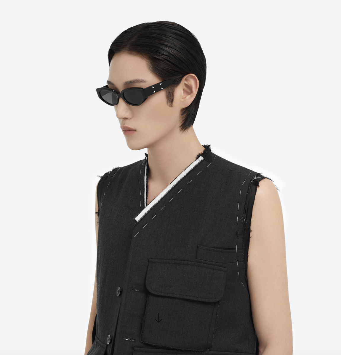 Maison Margiela× gentle monster MM205 Gentle Monster x Maison Margiela MM205 Black Gray / 100